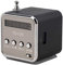 JTLB Mini enceinte Bluetooth avec carte SD TF USB 2.0, lecteur MP3, haut-parleur stéréo, fonction Line In pour la maison, l'extérieur, les voyages