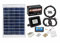 Solar Powered Lighting Kit Sheds Garage Off Grid Battery, Panel, Floodlight, Cables (20w Solar Panel, 10w 12v DC Floodlight)