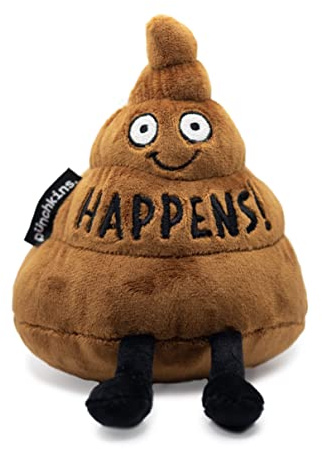 Punchkins Poop Plushie It Happens Sassy Poop Plush, Funny Cute Plush Toy Gift