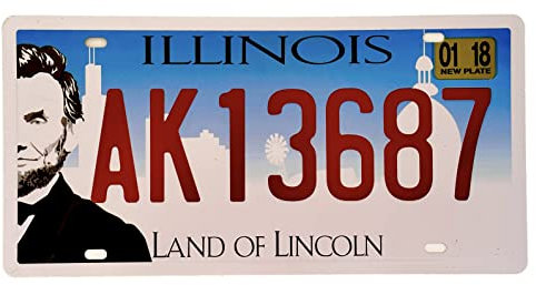 DiiliHiiri Plaque d'Immatriculation de Voiture Américaine Réplique de Plaques Américaines États-Unis Décoration pour Bar Pub Cafétéria Grotte Homme Garage ou Atelier - 15 x 30 cm - Affiche (2651-21)