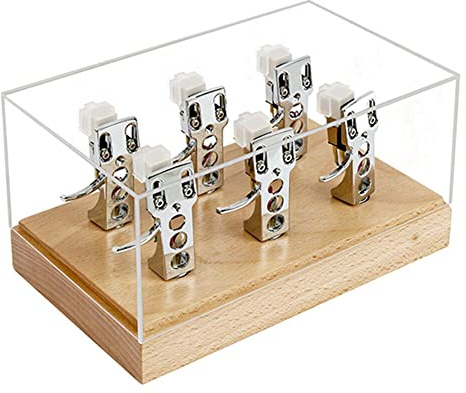 Transparent Vinyl Record Player Cartridge Cover Storage Headshell Box Phono Stand Protection Dust Acrylic Box Turntable Record Player Stylus Holder (Headshell not Include)