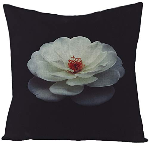 CEVAN Leinen Kissenbezüge Draußen Kissenhülle Japan Kissenbezüge Elegant Kissenbezug Sitzbank Kissenbezüge Sofa Dekor 45x45 cm