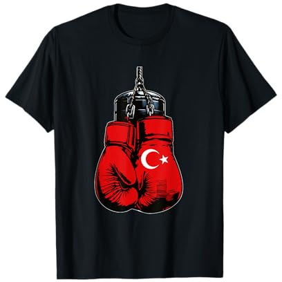 Gants de boxe Proud Heritage Drapeau de la Turquie T-Shirt