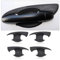 JHCHAN Door Handle Protector for Toyota Hilux, 2015-2025 Hilux Exterior Car Door Handle Cover Scratch Guard, Toyota Hilux Accessories (4PCS Matte Black)