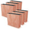 IMJ-Global Set di 6 Vasi per Fiori Piante Rettangolari Urbi Case Beton Effect In Plastica 58x18x49,8cm Da Interno Esterno Terracotta 44 Litri Design Moderni