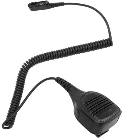 Shoulder Mic of Walkie Talkies, Two Way Radio Speaker Mic, Push to Talk Call Buttons, Handheld Walkie Talkie Microphone for XIR P6600i P6600 P6608 MTP3100 MTP3100 XPR3000 XPR3300
