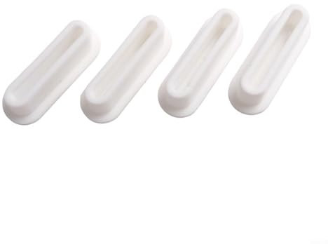 4 piezas de gel de sílice para fregadero, tapa de desbordamiento ovalada, reutilizable, para fregadero de cocina, baño, lavabos, lavabos, cubierta de desbordamiento