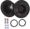 JBL Stage3 627F Lautsprecher mit Einbauset passend für Ford Focus II (DA3) 2004-2010 Türen hinten 450W 165mm 2 Wege Koax