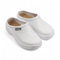 CHILLIFE Zuecos Sanitarios de Trabajo, Hospital, Jardín, Cocina, Zapatillas Hombre, Punta Cerrada, Fabricado en Portugal (Blanco, Sistema Tallas Calzado EU, Adulto, Números, Mediano, 42)
