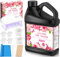 CIANBIFN 500 g UV Harz Klar Kit, Upgrade UV Resin Hart, kristallklares Transparentes, Schnelle Aushärtung, UV Epoxidharz für DIY Kunst, Schmuck,Handwerk, Basteldekoration, UV Resin Set mit UV Lampe