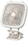 Ventilateur lumineux à pince pour lit, bureau, ventilateur alimenté par batterie pour la maison, le camping, 3 vitesses, ventilateur USB puissant 1200 mAh silencieux