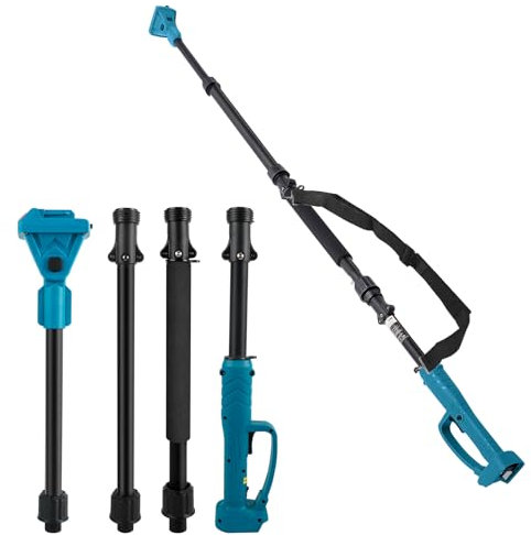 Prolunga per forbici elettriche, asta di prolunga da 2 m, per batteria Makita da 18 V, rotazione 180°, asta telescopica regolabile per forbici a batteria, per tagliare rami alti (batteria NO)