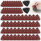 60PCS Multi Tool Sanding Pads Kit | Dewalt Multi Tool Sanding Pads Compatible | 6-Hole Triangular Sandpaper 40-400 Grit for Wood, Metal & DIY | Anti-Clogging Multitool Sanding Pad with Holder
