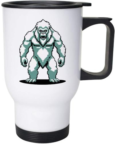 400ml 'Elusive Yeti' Reusable Coffee/Travel Mug (MG00081246)