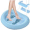 BEAHING Aufblasbares Fußbad, Pool Fußbad 34, 7 x 25, 6 aufblasbare tragbare Anti-Skid-Waschbecken für Pool-Eingangsleiter Home Spa saubere Füße über gemahlenem Zubehör