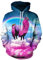 Ocean Plus Herren Kapuzenpullover Lebensecht Grafik Hoodie mit Kängurutasche Pullover mit Kapuze Sweat Hood mit Kordelzug (L/XL (Brustumfang: 114-134CM), Lama)