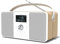 DAB/DAB+ & FM Digital Radio | Bluetooth | USB Device Charging | Rechargeable Battery | Dual Alarms & Sleep Timer | Perfect for Home, Office or Outdoors | AZATOM Multiplex D2 (Oak)