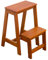 ZLL - Marchepieds escamotables Escabeau en Bois Massif Chaise d'escalier Pliante Portable Escabeaux Multifonctions à 2 marches Accueil Bibliothèque Bureau Ascendant Tabouret