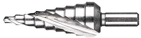 PFERD HSS Stufenbohrer | 9 Stufen Ø 4-20 mm, 3-Flächenschaft-ø 8 mm | 25201037 – zum gratfreien Bohren