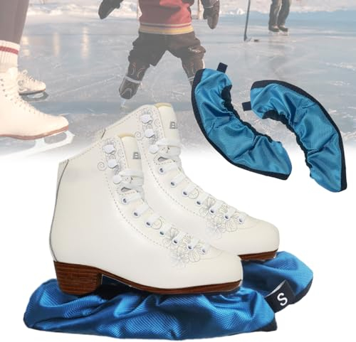 Fundas para cuchillas de patines de hielo - Protectores para patines de hockey, patinaje artístico, remojos, competición de curling para niños, jóvenes y adultos, 2 piezas