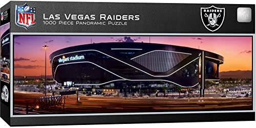MasterPieces Sport-Puzzle, NFL Las Vegas Raiders Stadion, Panorama, 33 x 99 cm, 1000 Teile