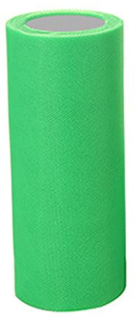 Anawakia Rouleau de Tulle - Chemin de Table - Ruban Décoratif - Filet pour Vêtements - Décoration de Mariage et Fête (Vert Herbe)