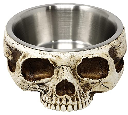MystiCalls by Mayer Chess Hunde Futterschüssel Totenkopf - Klein