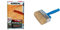 RONSEAL RSLUDONC5L 5L Ultimate Protection Decking Oil - Natural Cedar & Silverline 394974 Block Brush 115 mm / 4-1/2