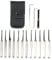 Leepesx Lock Picking Set - 15 Stücke Edelstahl Kit für Praxis und Training - Werkzeug für Schlosser, Anfänger und Profis