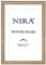 NiRa Massiv Holz Bilderrahmen Landhaus 70 x 100 cm in Beige | Farbe und Größe wählbar | Rahmen für Poster | Puzzle | Foto collage HD084