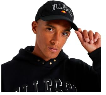 Ellesse Herren Kappe Verschluss, Schwarz, One Size