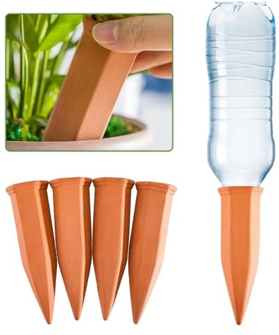 Sistema de Riego Automático Kit, 4 PCS Riego por Goteo Picos, Autorriego De Planta, Dispositivo de Irrigación Automático en Vacaciones, para Regar Plantas en Interiores y Exteriores