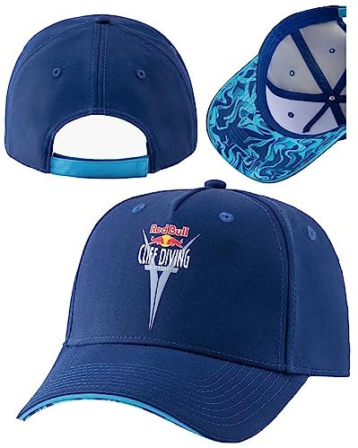 Red Bull Cliff Diving Cap - Splash - Kappe mit Meeresmotiv unter dem Schirm RCD