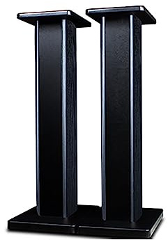 Ddasam Supporti da terra per casse acustiche(80cm) per Diffusori per Diffusori Pesanti Diffusori Satellitari E Diffusori da Scaffale per Sistemi Audio Surround, Home Cinema