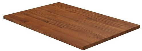 vidaXL Badezimmer Arbeitsplatte Dunkelbraun 60x40x1.5cm behandeltes Massivholz