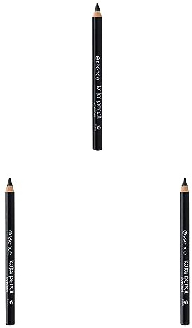 essence - Eyeliner - kajal pencil - 01 black (Packung mit 3)