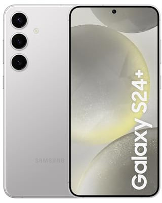 Samsung Galaxy S24+, AI Android Smartphone, 12GB RAM, 256GB Storage, 50MP Camera, Large display, Faster RAM, Long Battery Life, Marble Gray, 3 Year Manufacturer Extended Warranty (UK Version)