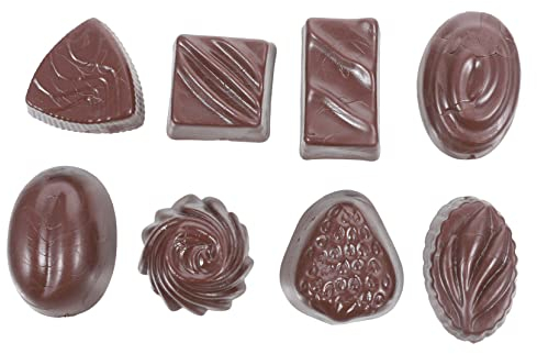 KOMBIUDA 8stücke Simulationsschokolade Deko Künstliche Schokolade Modelle Faux Dessert Für Schreibtisch Kinderzubehör Schaufensterrequisite