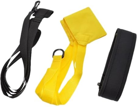 Schwimmgurt für Pool – schwimmfester Fallschirm, Schwimmfallschirm für Krafttraining, doppelte Schnalle, schwimmresistentes Trainingsgerät für Zuhause, Pool, Hof