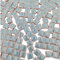 500 g quadratische Keramik-Mosaikfliesen zum Basteln, 1,2 x 1,2 cm, Porzellan-Mosaikfliesen, quadratische Mosaikstücke für DIY-Mosaikprojekte, Heimdekoration (Himmelblau)