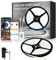 Yeewhale COB LED Strip Lights 6000K 10M 24V Dimmable White LED Strip Kit, with Remote and app Control Adhesive and UKCA Power Supply LED Tape Lights,for DIY Home Decoration