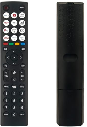 EN2N36H Telecomando di Ricambio applicabile per Hisense VIDAA Smart TV 43A7KQ 43A6K 65U6KQ 43A6KTUK 43E78KQTUK 50E78KQTUK 55A6KTUK 55A7KQTUK 50A6KTUK 50A7KQTUK Ohne Sprachfunktion