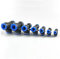 20pcs PE Air Connectors Pneumatic Fitting Quick 4mm 6mm 8mm 10 12MM Tee 3Way Pipe Water Hose Tube Connector AUOQKQUT(PEG 12-10)