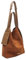 CORIOS Damen Wildleder Handtasche Herbst Winter Schultertasche Große Umhängetasche Retro Tragetasche Weiches Kunstleder Henkeltaschen Elegant Tote Beutel für Reise Arbeit Shopper Braun L