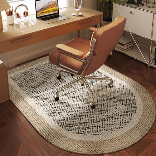 FAWFCJD Non Slip Chair Mat Office Chair Mat for Hard Floor, Bohemian Desk Chair Mat Arch Rolling Chairs Mats Anti-Scratch Gaming Chair Mat Hard Floor Protector for Home Office(80x120cm)