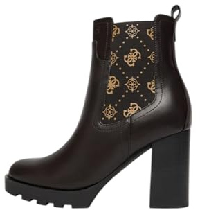 GUESS Donna Stivaletti Tronchetti FLFNLLELE10 Poliuretano Marrone Scuro 38