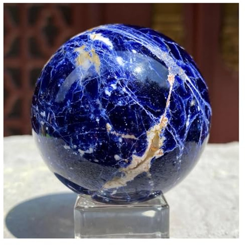 UYCUODLUY 1 Pieza de Piedra Preciosa Cuarzo Cristal sodalita Azul 1300-1400 g