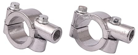 ICTRONIX 2X Universal 25mm Motorrad Lenkerhalterung Lenkerhalter Befestigungs Klemmen