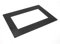 sourcing map Black Plastic Car Audio Radio Trim Frame Stereo Fascia Dash Panel