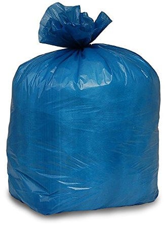 TheChemicalHut x20 Blue Coloured Strong Colour Coded Refuse Sacks Bags Bin Liners Rubbish Bags